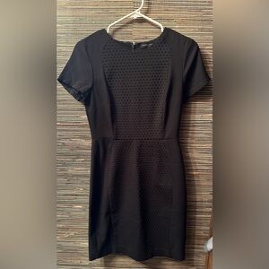 Banana Republic Factory Black Midi Dress